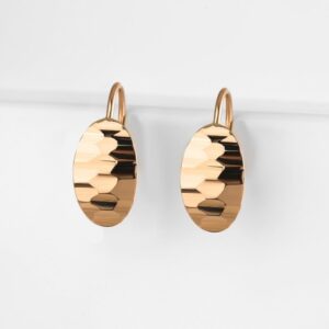 Серьги из красного золота