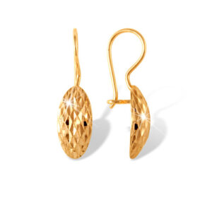 Серьги из красного золота