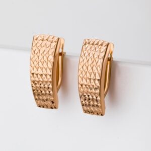 Серьги из красного золота