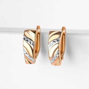 Серьги из красного золота