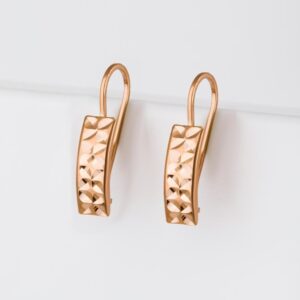 Серьги из красного золота 1 Серьги из красного золота — изображение 1
