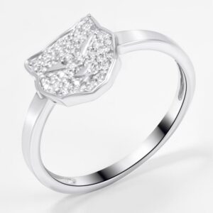 Серебряное кольцо с фианитами