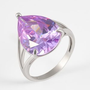 Серебряное кольцо с фианитами