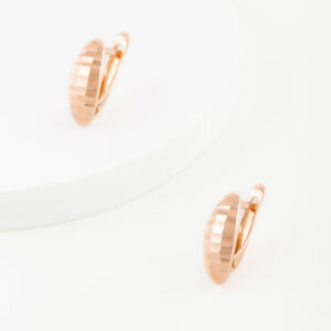 Серьги из красного золота