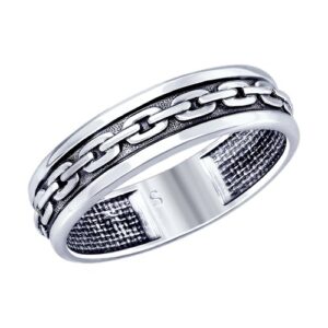 Серебряное кольцо мужское