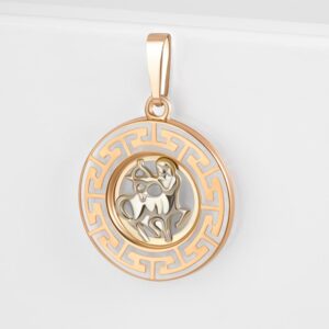 Золотой знак зодиака «стрелец»