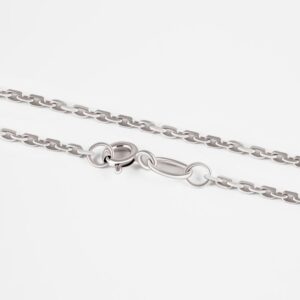 Серебряная цепочка, якорное плетение