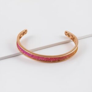 Серебряный браслет с кристаллами swarovski
