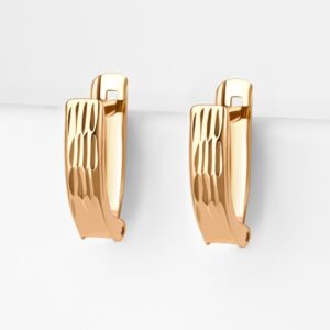 Серьги из красного золота
