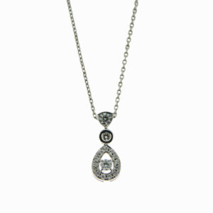 Золотая подвеска с бриллиантами