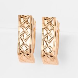 Серьги из красного золота