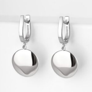 Серебряные серьги подвесные