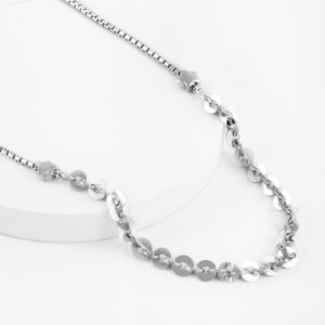 Серебряное колье