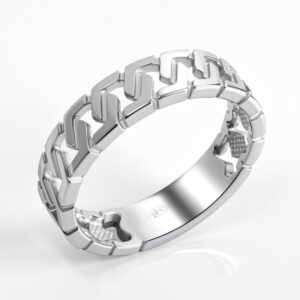 Серебряное кольцо мужское
