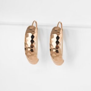 Серьги из красного золота