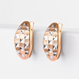 Серьги из красного золота