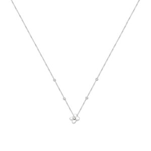 Серебряное колье с фианитами